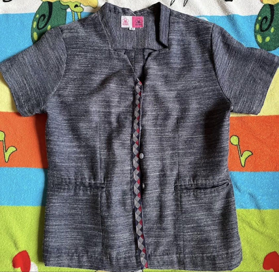 Teacher Uniform (Category: Blouses) located in Taguig. Submitted by _shasha3 (Listing ID 1459790631, Image 1). Description: Exact size: Xs Bust - 42cm Length - 54cm .
