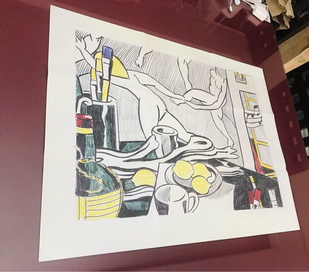 Roy Lichtenstein The Dance Poster drawing 1974 (Category: Art & Prints) located in Quezon City. Submitted by regiegeorg77224 (Listing ID 1459879018, Image 2). Description: Measurements: 20 x 26 inch Vintage collection Estate of Roy Lichtenstein markings QC area Lalamove Bank transfer .