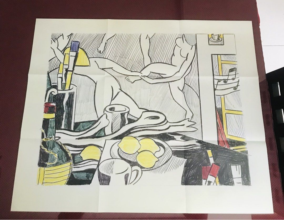 Roy Lichtenstein The Dance Poster drawing 1974 (Category: Art & Prints) located in Quezon City. Submitted by regiegeorg77224 (Listing ID 1459879018, Image 1). Description: Measurements: 20 x 26 inch Vintage collection Estate of Roy Lichtenstein markings QC area Lalamove Bank transfer .