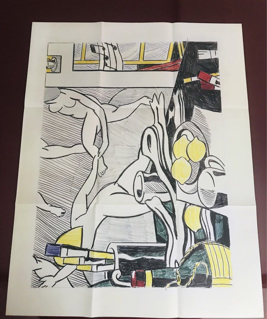 Roy Lichtenstein The Dance Poster drawing 1974 (Category: Art & Prints) located in Quezon City. Submitted by regiegeorg77224 (Listing ID 1459879018, Image 3). Description: Measurements: 20 x 26 inch Vintage collection Estate of Roy Lichtenstein markings QC area Lalamove Bank transfer .