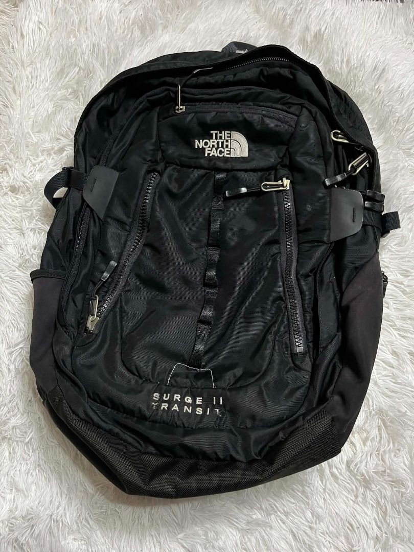 The North Face Surge 2 Black Backpack (Category: Backpacks) located in Manila. Submitted by senggggg. (Listing ID 1459872869, Image 2). Description: good condition working zip minimal sign of use scratch check detail pic and size.