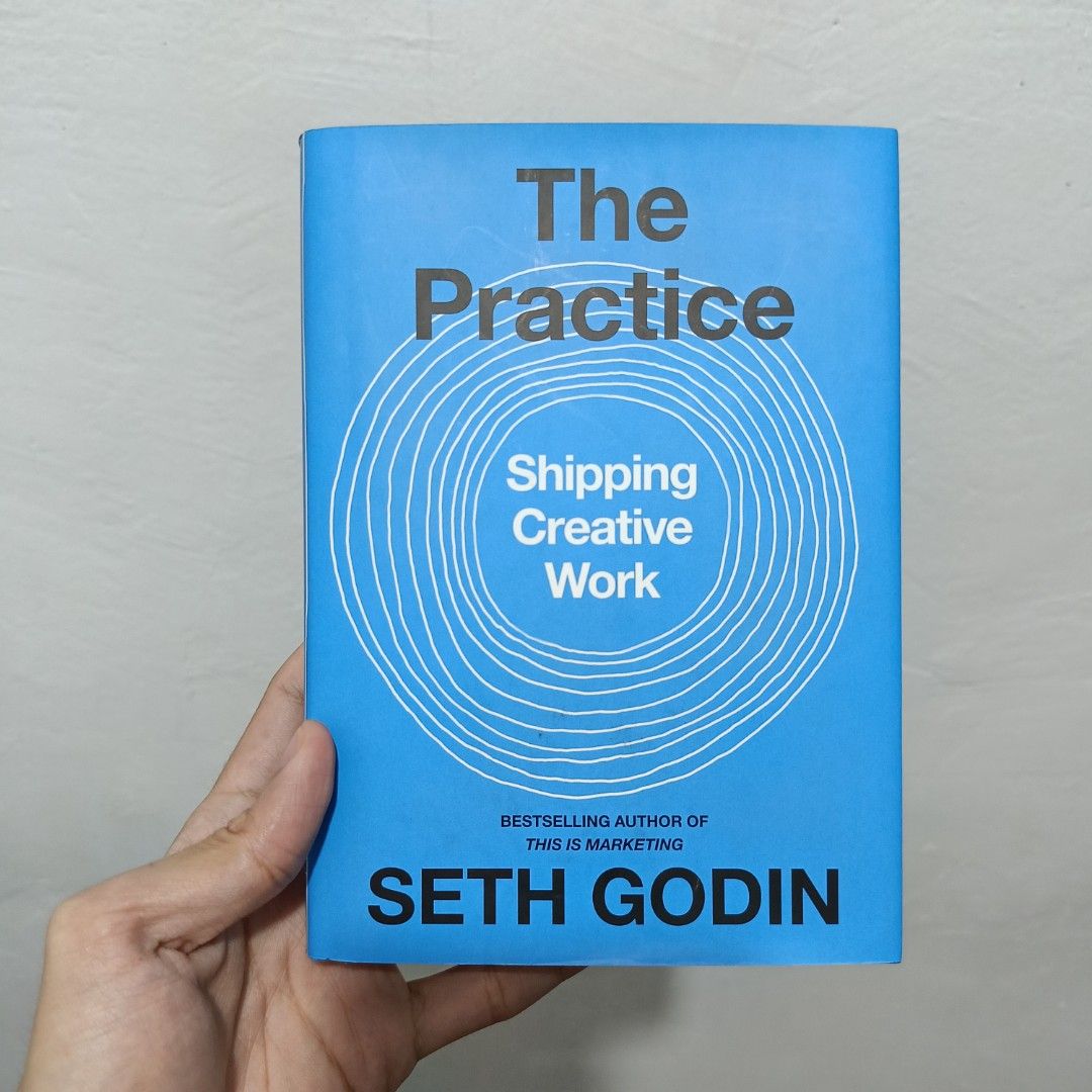The Practice: Shipping Creative Work (HB) — Seth Godin (Category: Textbooks) located in Manila. Submitted by x_danilo (Listing ID 1459750606, Image 1). Description: PLEASE READ HERE: Title: The Practice: Shipping Creative Work (HB) — Seth Godin Condition: Very Good Condition. Authentic Copy Pages: 261 Pages Price: (REPRICED FROM ₱290 TO ₱275 + SF) READING PLATFORM RATING: • Goodreads — 3.95/5 ⭐ • Storygraph — 3.85/5 ⭐ GENRE: • Nonfiction / Busine