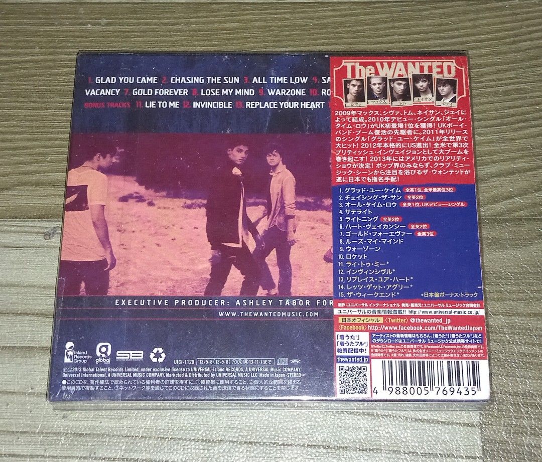 THE WANTED CD (Category: CDs & DVDs) located in Talavera. Submitted by thalifan46 (Listing ID 1459895099, Image 2). Description: THE WANTED CD NOTE : WAG NA LANG MAG MESSAGE KUNG HINDI NAMAN INTERESADO SA ITEM AT HANAP LANG AY KAKWENTUHAN.. WHAT YOU SEE IS WHAT YOU GET 100% ORIGINAL AUTHENTIC.. MOP : GCASH OR PALAWAN.. COURIER :LBC, JRS, J&T.. STRICTLY NO COD‼️.