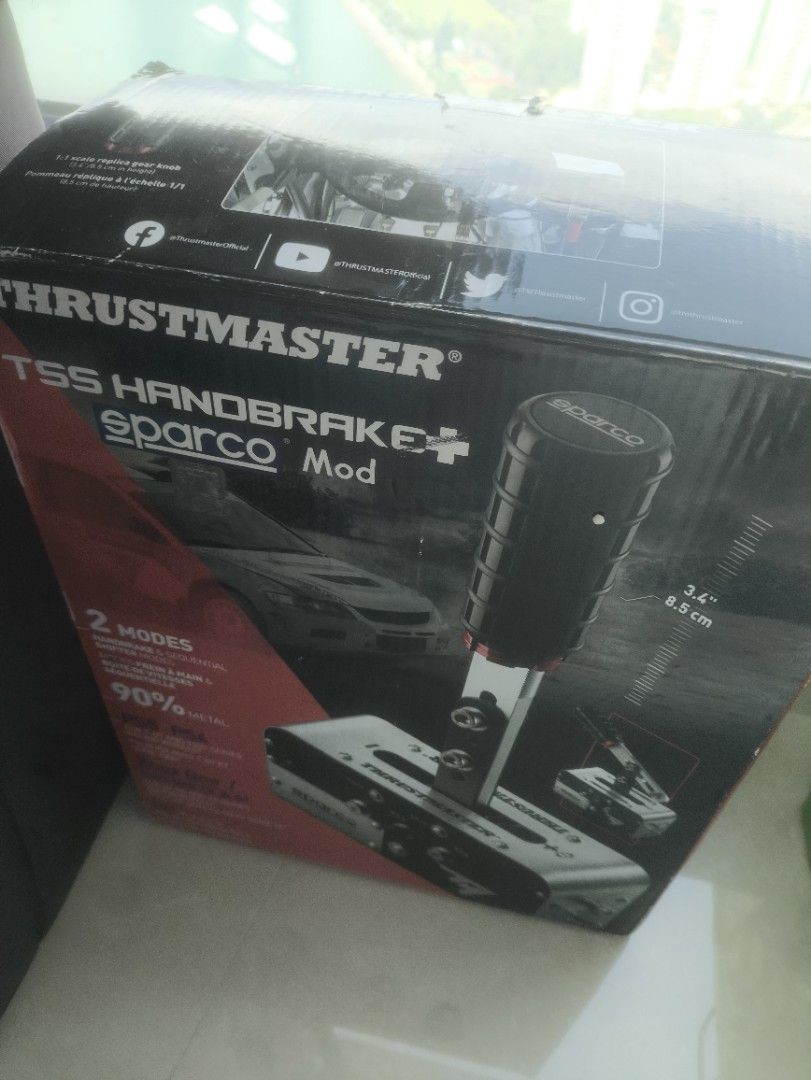 Thrustmaster TSS Handbrake Sparco Mod （分類：手掣）位於 Hong Kong。 由 nachogardenboy 提交（商品編號 1459743760，圖片 1）。簡介： Thrustmaster TSS Handbrake Sparco Mod. 100% functional butome rust on the bolts and nuts. cheap sale at $999。