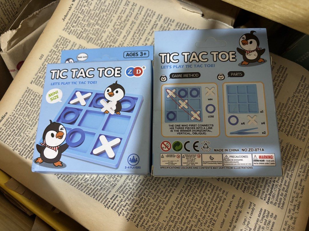 Tic Tac Toe Games for Kids Brain Game (Category: Board Games & Puzzles) located in Manila. Submitted by meliorashop22 (Listing ID 1459701588, Image 2). Description: 50 for two! Great for gifts .