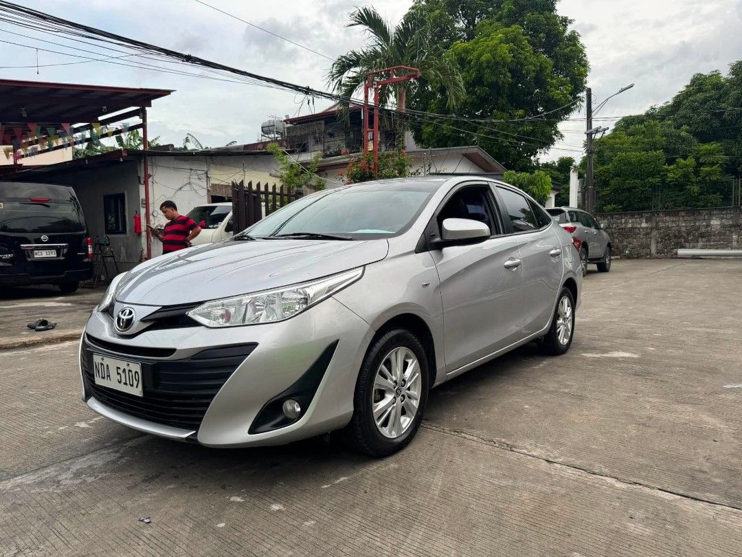 Toyota Vios 1.5 E (A) (Category: Used Cars) located in Cavite. Submitted by thriftallways17 (Listing ID 1459744524, Image 2). Description: FOR SALE CASH /TRADING/FINANCING 2019 TOYOTA VIOS E CVT A/T LIKE NEW 400,000 negotiable 115k odo original witu servicw records ✅Registered and complete papers ✅Dual airbag ✅like new unit ✅All original Spare tools, manual and booklet ✅Original paint ✅Leather seats ✅Zero accident or your money back ✅Zero issue o