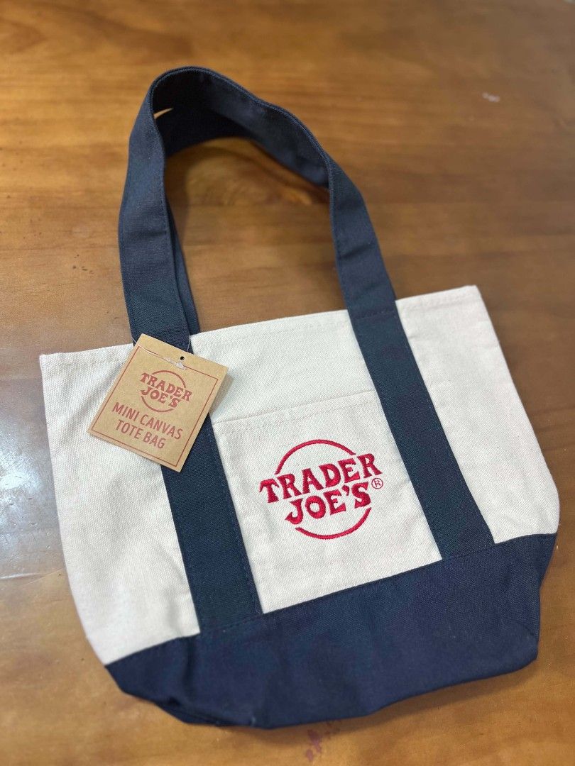 Trader Joe's Mini Canvas Tote Bag - Various Prints (Category: Tote Bags) located in Manila. Submitted by jeyohese (Listing ID 1459814966, Image 1). Description: - Cute mini canvas tote bags from Trader Joe's. - Available in several colors and designs. - Ideal for groceries, errands, or carrying essentials. - Made with durable canvas material..