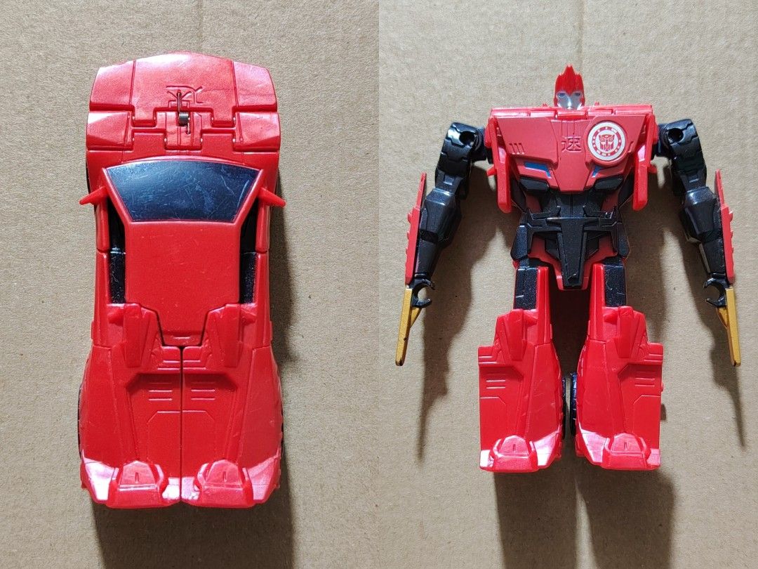 Transformers Robots in Disguise One-Step Changers Sideswipe (Category: Action & Battle Toys) located in Quezon City. Submitted by flutter.prism10 (Listing ID 1459693912, Image 1). Description: .