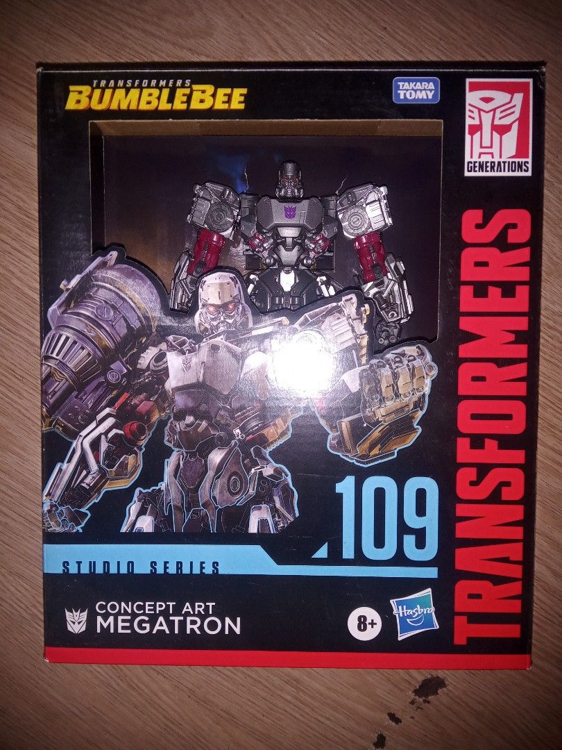 Transformers Studio Series 109 Concept Art BB Megatron with Custom Paint (Category: Figurines & Statues) located in Manila. Submitted by zenfish.8a8bb6 (Listing ID 1459827264, Image 1). Description: Selling Studio Series 109 Concept Art Megatron (Bumblebee) Description - original made from Hasbro, not KO or BAIWEI - good condition, still transformable - with custom-painted metallic silver, grey, red, and gold paint apps with detailed reference on