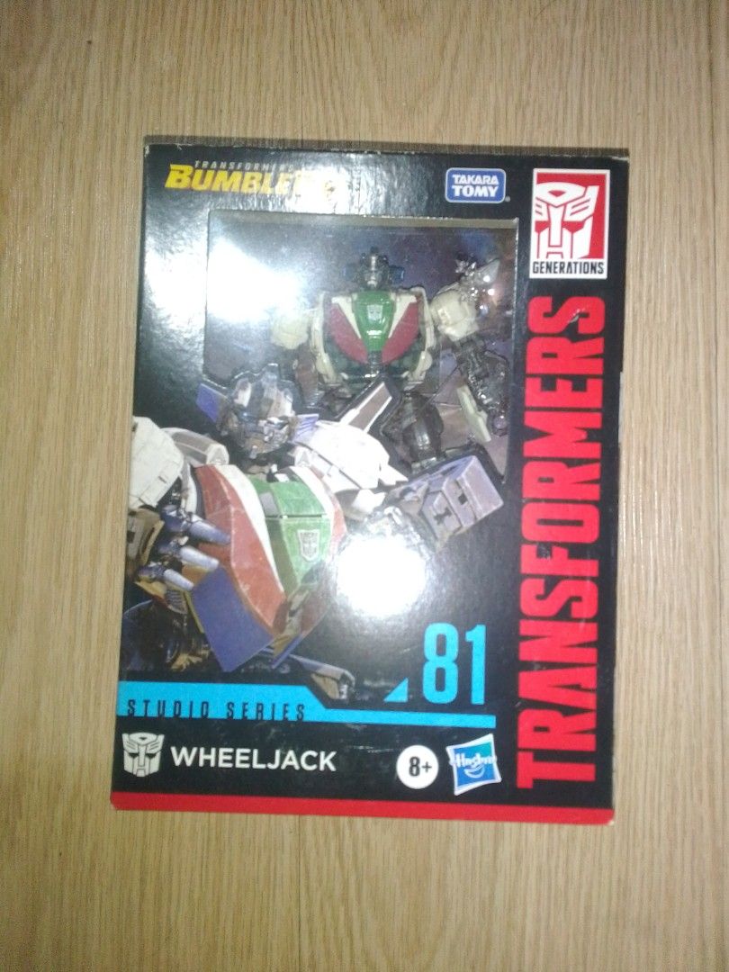 Transformers Studio Series 81 Deluxe Class BB Wheeljack (Category: Vehicle & Diecast Models) located in Manila. Submitted by zenfish.8a8bb6 (Listing ID 1459831376, Image 1). Description: Selling Transformers Studio Series 81 Deluxe Class Wheeljack (Bumblebee) Description - original made from Hasbro - Transforms into a sports car - Includes original packaging. - accessories: 1 blaster - no damaged and issue with box, backdrop, and instructions wha