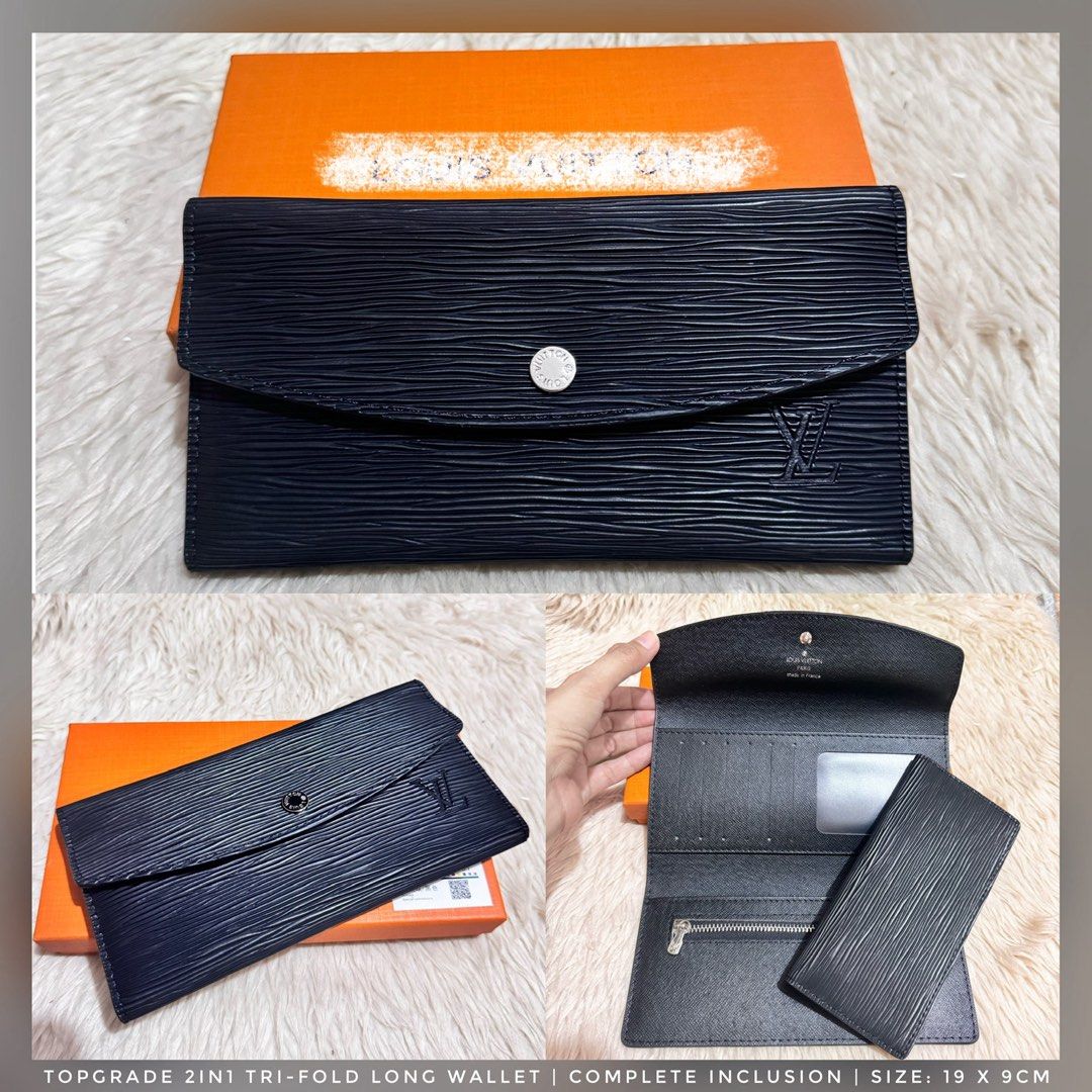 tri-fold & bi-fold long wallet unisex (Category: Wallets & Card holders) located in Manila. Submitted by annepalanioalfaro (Listing ID 1459737812, Image 2). Description: topgrade quality unisex.