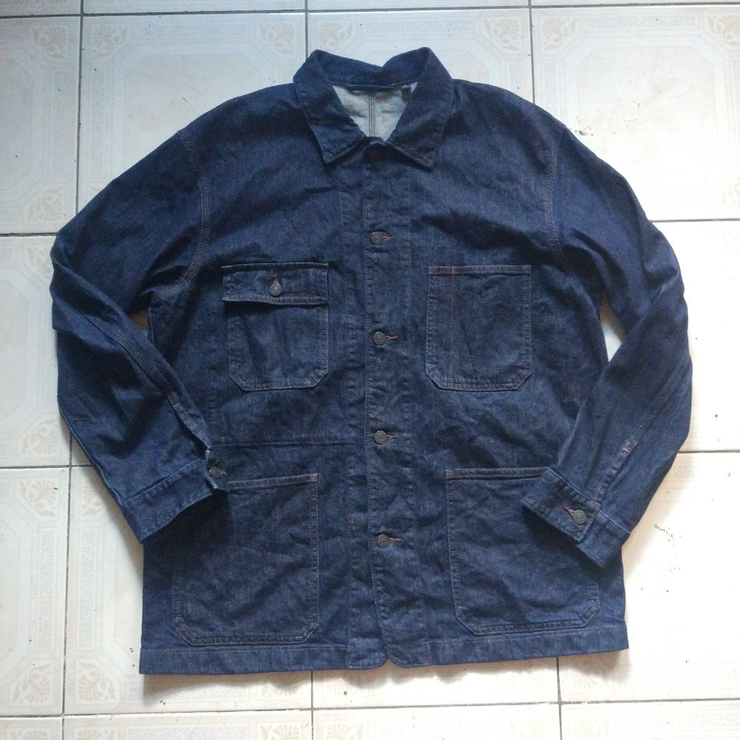 Uniqlo Denim Chore Jacket XL (Category: Coats, Jackets and Outerwear) located in Pasay City. Submitted by denimdude.ph (Listing ID 1459802282, Image 1). Description: .