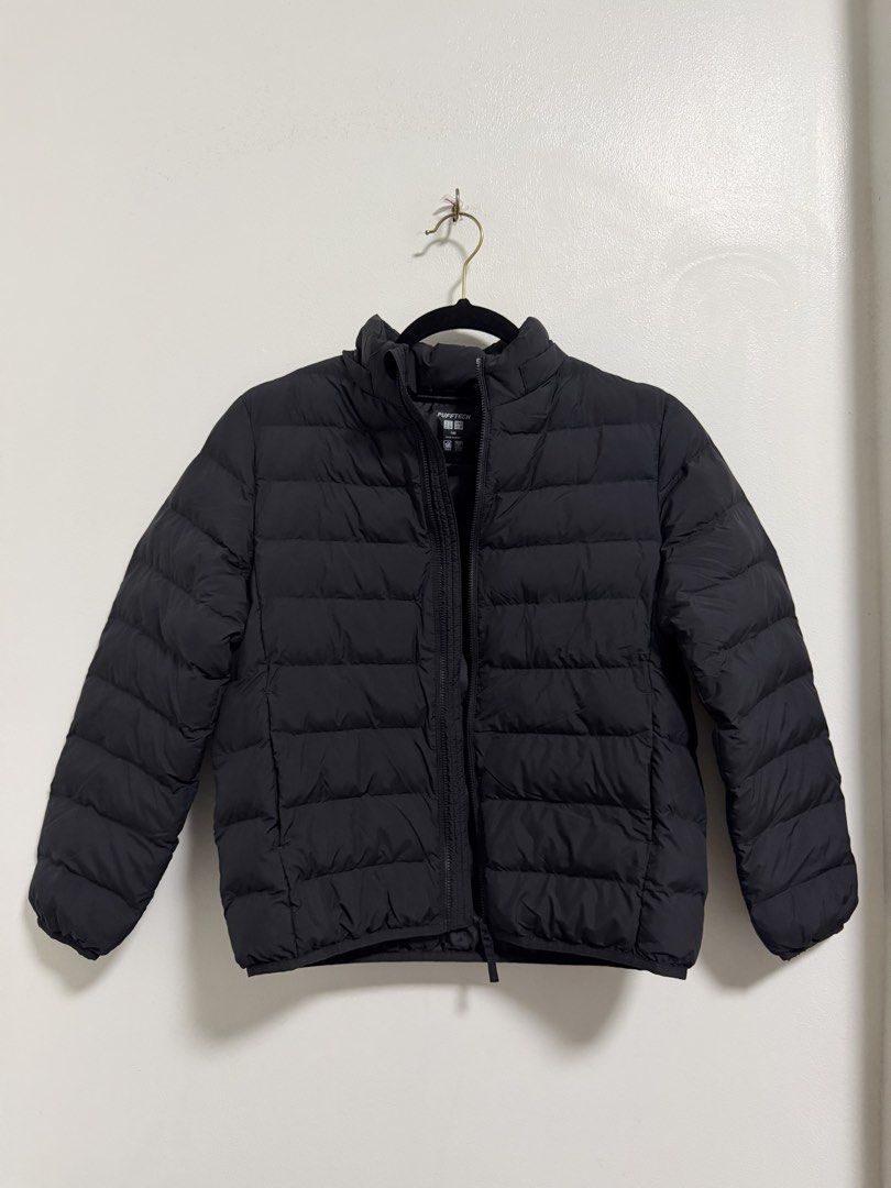 Uniqlo Pufftech Puffer Jacket (Category: Coats, Jackets and Outerwear) located in Quezon City. Submitted by daiannic (Listing ID 1459827361, Image 3). Description: Uniqlo Pufftech Puffer Jacket • P1500 only; retails for P3k • used once & in pristine condition • in size 140; fits XS - S / petite • in color black; color is very nice in person • size 140 on tag • MOP: GCash / BDO Last price posted!!! Will not entertain low ballers. No haggling pleas