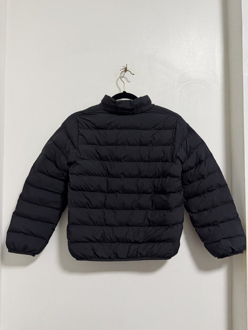Uniqlo Pufftech Puffer Jacket (Category: Coats, Jackets and Outerwear) located in Quezon City. Submitted by daiannic (Listing ID 1459827361, Image 2). Description: Uniqlo Pufftech Puffer Jacket • P1500 only; retails for P3k • used once & in pristine condition • in size 140; fits XS - S / petite • in color black; color is very nice in person • size 140 on tag • MOP: GCash / BDO Last price posted!!! Will not entertain low ballers. No haggling pleas