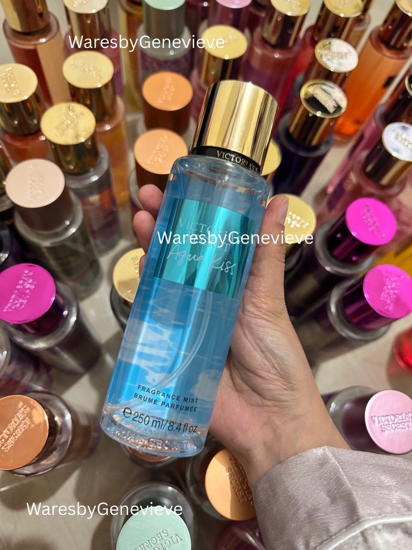 Victoria Secret US Tester mist (Category: Fragrance & Deodorants) located in Santiago. Submitted by wares_by_genevieve (Listing ID 1459822219, Image 1). Description: -Scent: Aqua kiss - 250ml - Add ₱40 for paper bag - On hand and ready to ship FOR BULK ORDERS/RESELLERS visit: ig: waresbygenevieve fb:waresbygenevieve /Gen De Guzman Lower prices for bulk/resellers!!!.