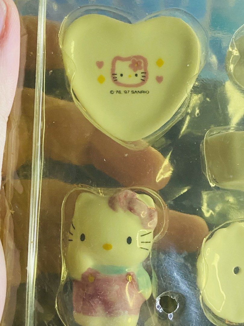 Vintage 1997 Sanrio Hello Kitty Mini Ceramic tea set (Category: Coffee & Tea Tableware) located in Manila. Submitted by kawaii_omocha_est2020 (Listing ID 1459825640, Image 2). Description: .