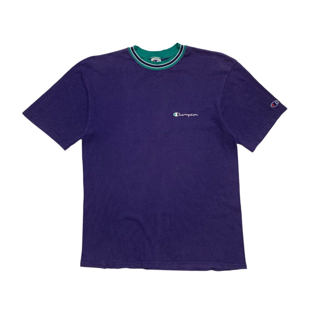 Vintage Champion Ringer Shirt (Category: Tshirts & Polo Shirts ) located in Baguio. Submitted by thesecretshop_ph (Listing ID 1459799880, Image 1). Description: Size: Medium Lenght: 27” Width: 20” Issues: - .