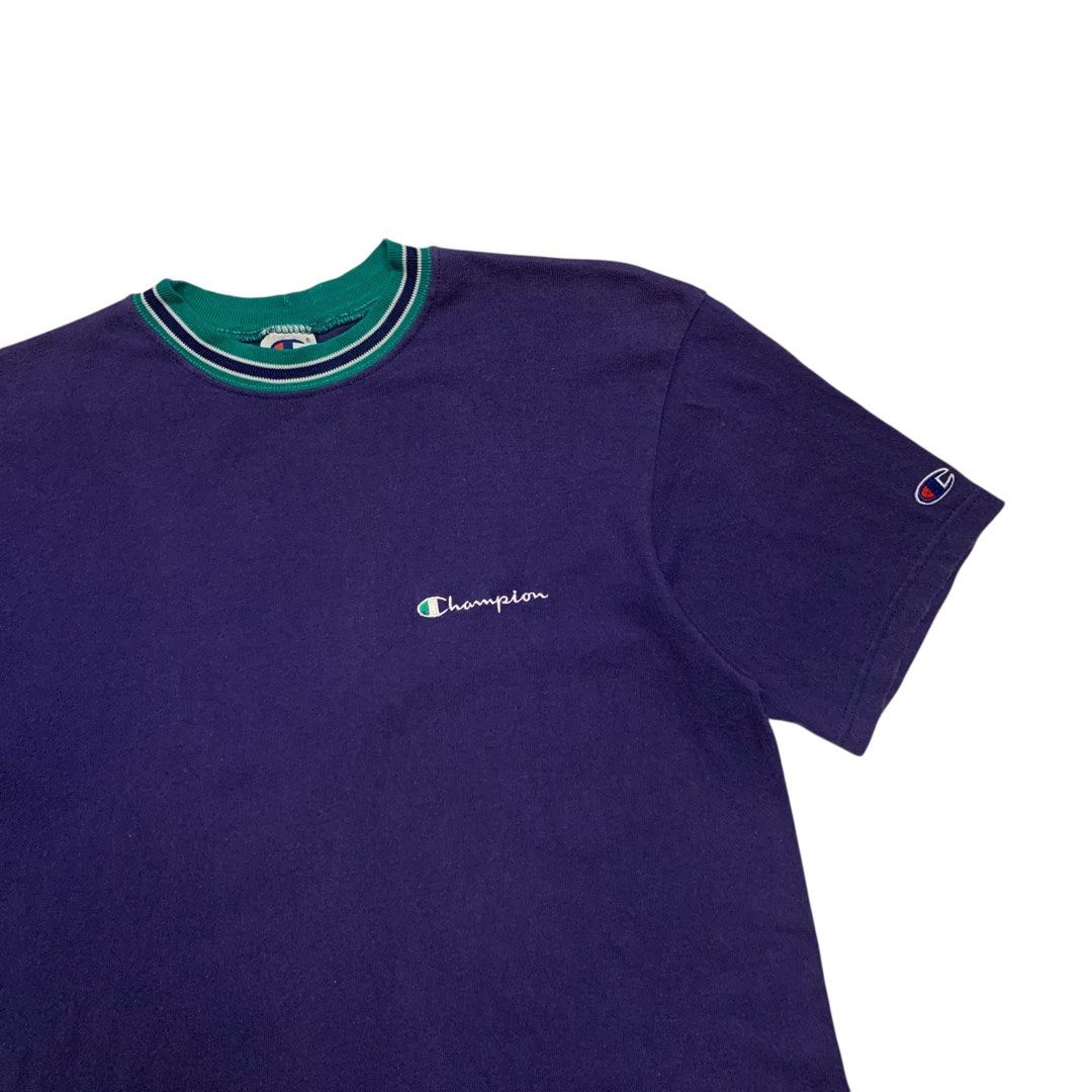 Vintage Champion Ringer Shirt (Category: Tshirts & Polo Shirts ) located in Baguio. Submitted by thesecretshop_ph (Listing ID 1459799880, Image 2). Description: Size: Medium Lenght: 27” Width: 20” Issues: - .