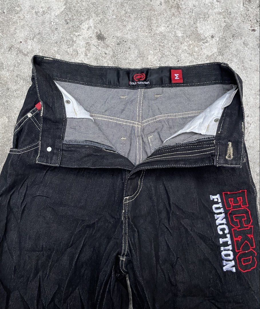 VINTAGE ECKO FUNCTION CARPENTER RAW DENIM PANTS (Category: Jeans) located in Kalibo. Submitted by kaizenfinds7 (Listing ID 1459783889, Image 3). Description: No issues See last photo for reference Actual measurements nasa photos na Waist 30 Length 44 Leghole 9 Crispy condition ✅ +sf.