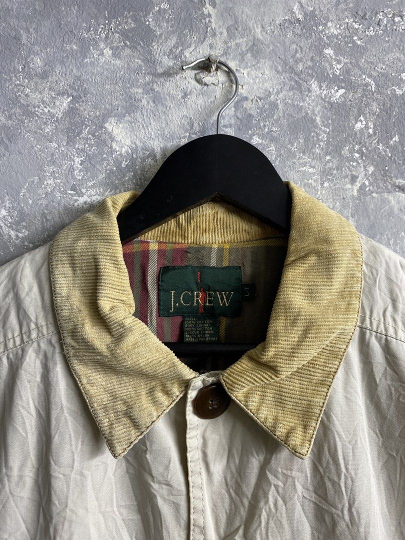 Vintage J Crew Barn Chore Jacket (Category: Coats, Jackets and Outerwear) located in Pasig City. Submitted by lumangkamisa (Listing ID 1459840018, Image 3). Description: Tall Large Flaw some stains.