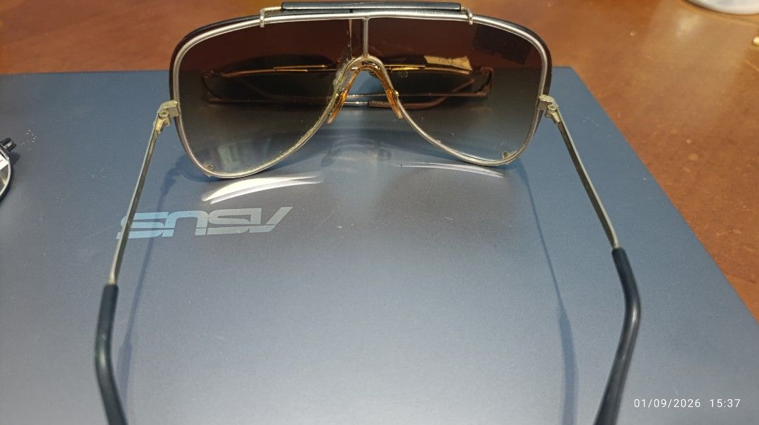 Vintage Playboy Aviator Sunglasses (Category: Sunglasses & Eyewear) located in Quezon City. Submitted by manyigorot33447 (Listing ID 1459851696, Image 3). Description: - Vintage Playboy aviator sunglasses - Gradient brown lenses - Gold frame - Clear nose pads - Some signs of wear on frame (expected for vintage) - Stylish for sunny days - Price: P550 DAMAGE AS IS WER IS FOR COLLETION ONLY .