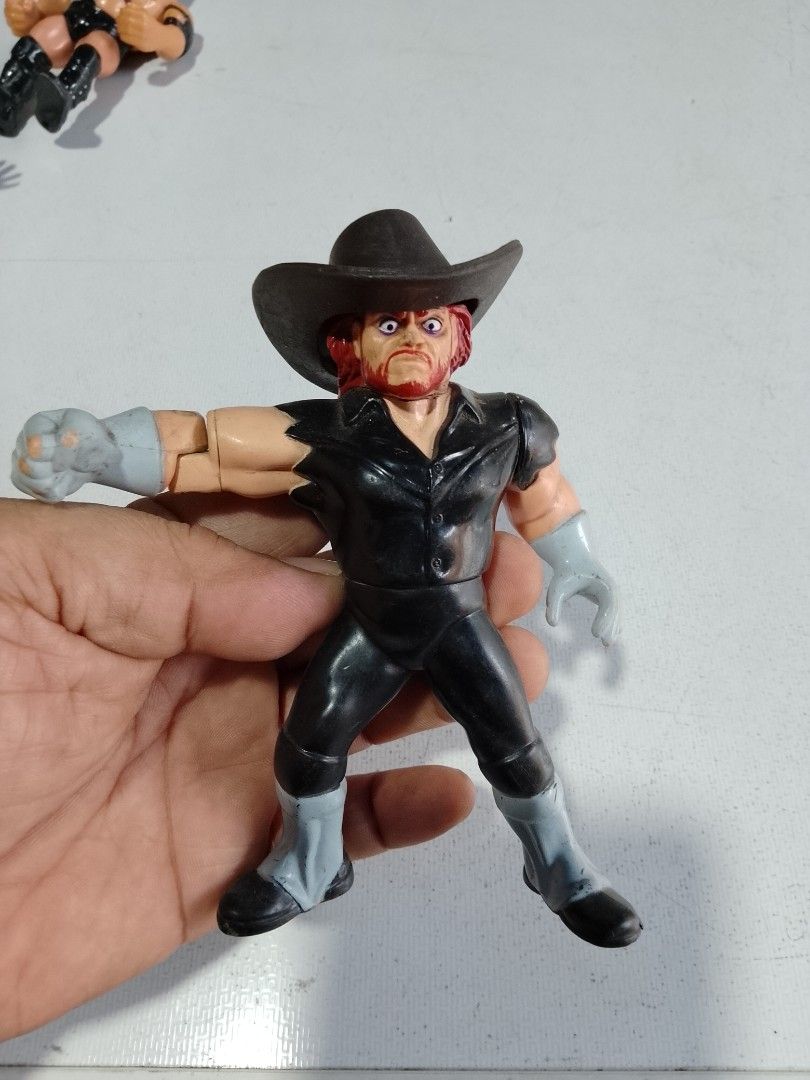 Vintage Undertaker WWF (Category: Vintage Collectibles) located in San Pedro. Submitted by verge123 (Listing ID 1459814276, Image 1). Description: loose used authentic Titan issue: Di niya sariling sombrero using double sided tape natatanggal as is kung magrerequest po ng additional pics siguraduhin nio po ang inyong sarili kung kukunin un item if not much better kilatisin nio na lang po yun pics since tanaw napo un issue ng items bawal sa masela