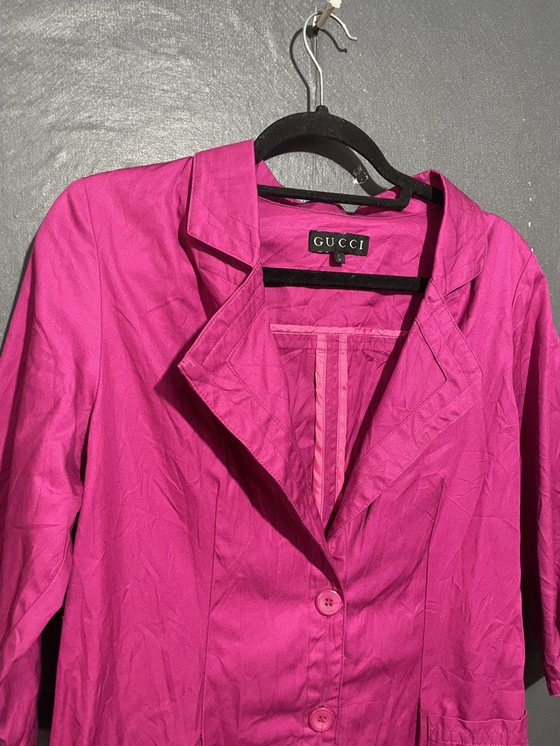 Vtg. Gucci Coat (Category: Luxury Apparel) located in Manila. Submitted by claii_collection (Listing ID 1459830970, Image 2). Description: Vtg. Gucci Coat - 18.5x33 - Excellent Condition - Complete tags and washtags .