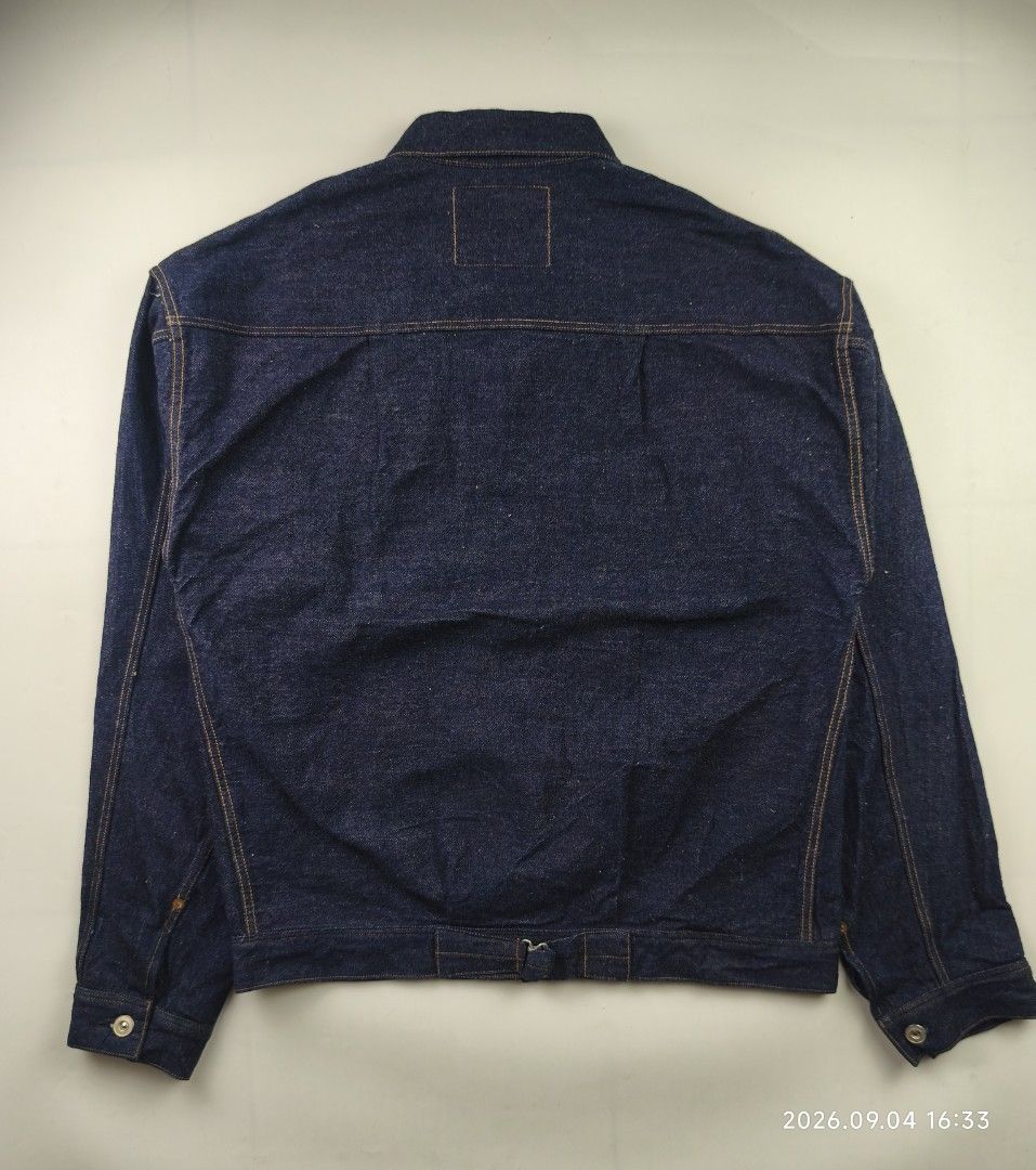Warehouse & co. - brown-duck & digger - denim blouse jacket rinsed (Category: Coats, Jackets and Outerwear) located in Manila. Submitted by corner_finds (Listing ID 1459756964, Image 2). Description: size 40 on tag pit to pit 21.4' length 25.5' shoulders 21.5' sleeve length 23.7' no flaws 9.5/10 condition no inclusions item only 18,499+sf can send more photos upon request dm.