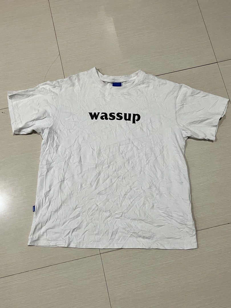 wassup tee (Category: Activewear) located in Cagayan de Oro. Submitted by veryhypetv (Listing ID 1459821838, Image 1). Description: In excellent condition pa.