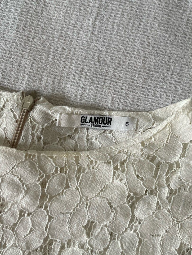 White Summer Lace Top (Category: Blouses) located in Caloocan City. Submitted by fishfilei (Listing ID 1459787923, Image 2). Description: Details: • Perfect for summer outfits • Easy to pair with skirts or pants • See-through white lace top • Cropped style • For reference: I have a 23-inch waist and 32-inch bust. This is designed to have a naturally loose fit and can fit up to a medium frame. Mode of Payment (MOP): • GCash • BDO / BPI / Metrobank
