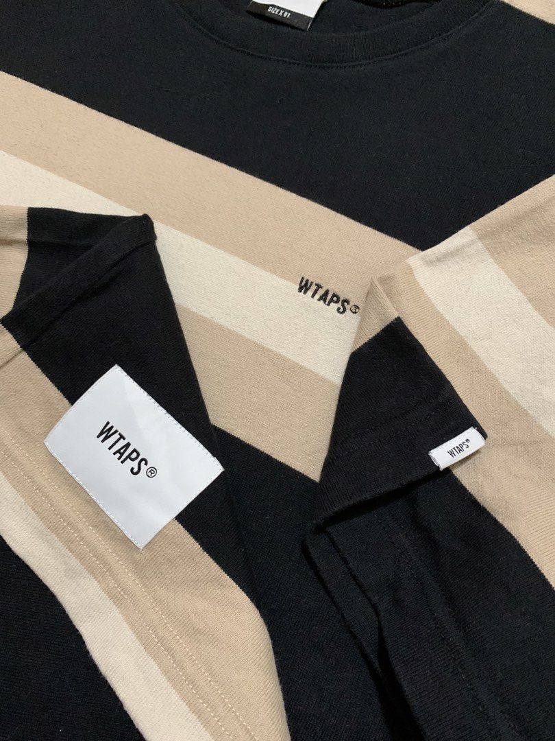 Wtaps Striped Tee (Category: Tshirts & Polo Shirts ) located in Cebu City. Submitted by famadoralt28669 (Listing ID 1459726957, Image 2). Description: Excellent condition L to XL 21x28.5 Price + sf Details posted Dm📥.