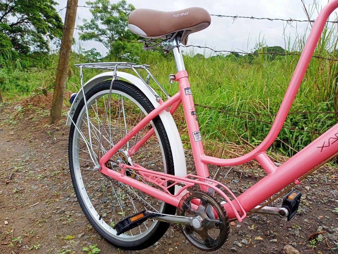 Xaming Japanese Bike (Category: Bicycles) located in Manila. Submitted by dream_bicycle_ph (Listing ID 1459810598, Image 3). Description: 🚲 XAMING JAPANESE BIKE — FOR SALE Location: Bulacan Classic Japanese-style city bike 🇯🇵 Clean, stylish, and comfortable—perfect for daily rides, errands, school, or leisure cruising. The step-through frame makes it easy to get on and off, while the front basket and rear carrier add practical storage for ever