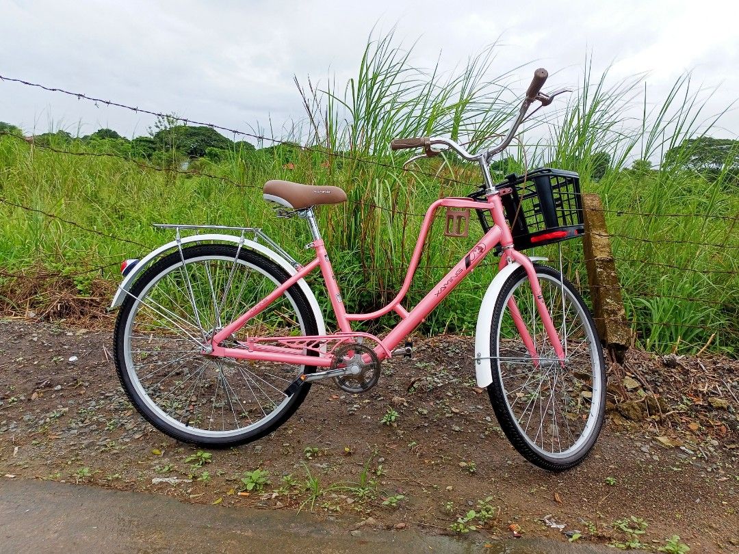 Xaming Japanese Bike (Category: Bicycles) located in Manila. Submitted by dream_bicycle_ph (Listing ID 1459810598, Image 1). Description: 🚲 XAMING JAPANESE BIKE — FOR SALE Location: Bulacan Classic Japanese-style city bike 🇯🇵 Clean, stylish, and comfortable—perfect for daily rides, errands, school, or leisure cruising. The step-through frame makes it easy to get on and off, while the front basket and rear carrier add practical storage for ever