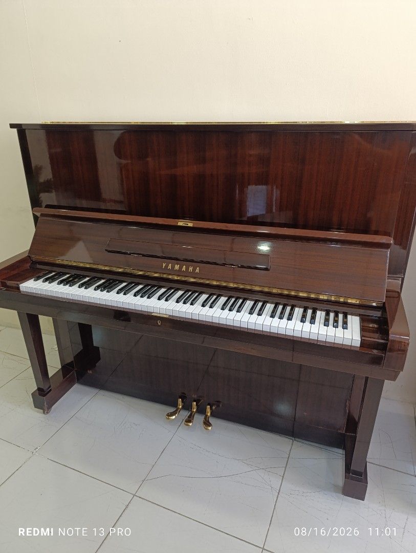 Yamaha Upright Piano (Category: Musical Instruments) located in Manila. Submitted by swiftstar.3eae19 (Listing ID 1459745858, Image 2). Description: Assorted Yamaha upright piano fresh from Japan. Fully restored. Given 5 years warranty for parts & services..