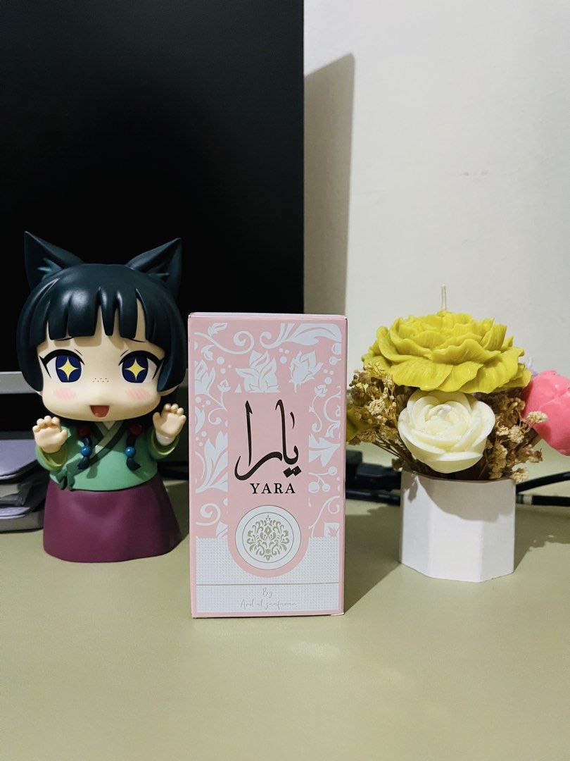 YARA Perfume by Al Zaafaran Pink Box (Category: Fragrance & Deodorants) located in Manila. Submitted by thriftyscents.99 (Listing ID 1459898869, Image 1). Description: - Authentic Al Zaafaran perfume - Comes in a lovely pink box with floral design - Brand new and sealed - Ideal for gifting or personal collection - Great scent for everyday wear.