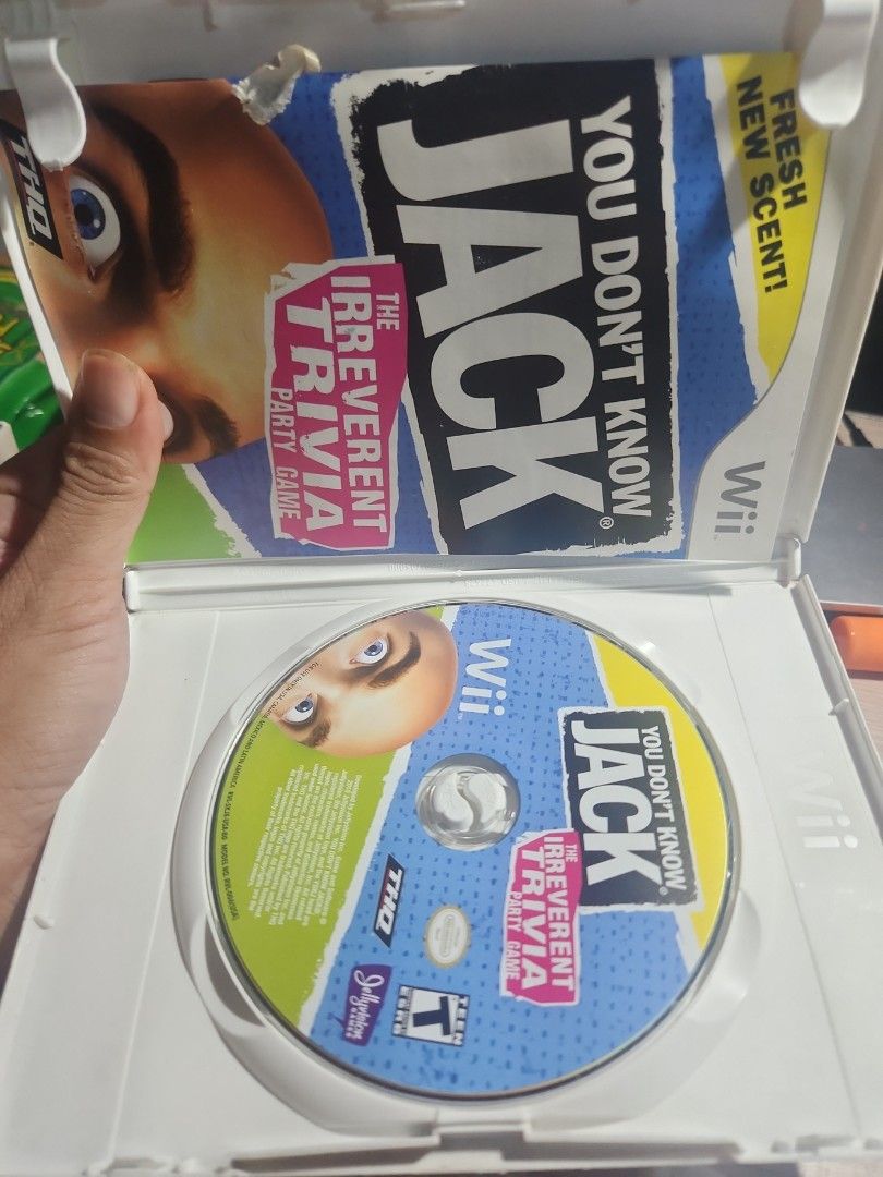 You Don't Know Jack: for Wii (Category: Nintendo) located in Quezon City. Submitted by gwift (Listing ID 1459701107, Image 3). Description: - Game: You Don't Know Jack: The Irreverent Trivia Party Game - Platform: Nintendo Wii - Gameplay: Trivia party game with classic and new question types - Features: Head-to-head mode for challenging friends - Ideal for: Game nights and social gatherings -selling based on current US market value x 50 -price su