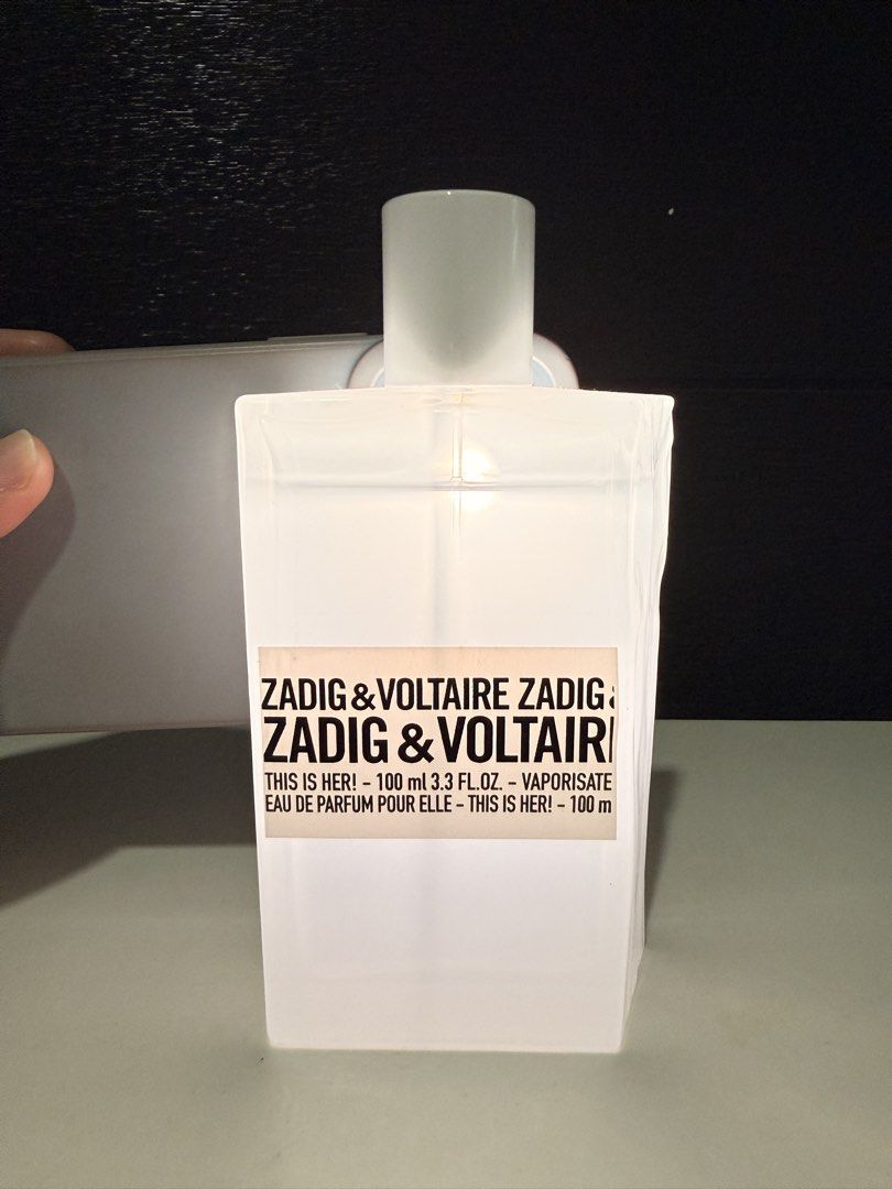 Zadig & Voltaire This is Her! Eau de Parfum 100ml (Category: Fragrance & Deodorants) located in Manila. Submitted by dj0610 (Listing ID 1459789920, Image 2). Description: - Zadig & Voltaire This is Her! Eau de Parfum -95/100ml -full presentation -RFS: decluttering .