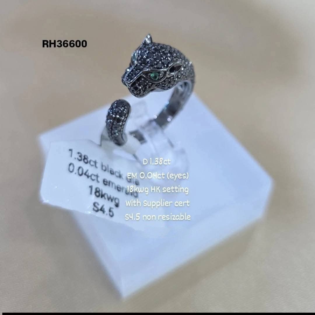 1.38carat black diamond with emerald (Category: Rings) located in Malolos. Submitted by keenhorse_ef38ab (Listing ID 1460101650, Image 1). Description: Details posted Same day delivery/ meetup within metro manila FREE SHIPPING VIA LBC.