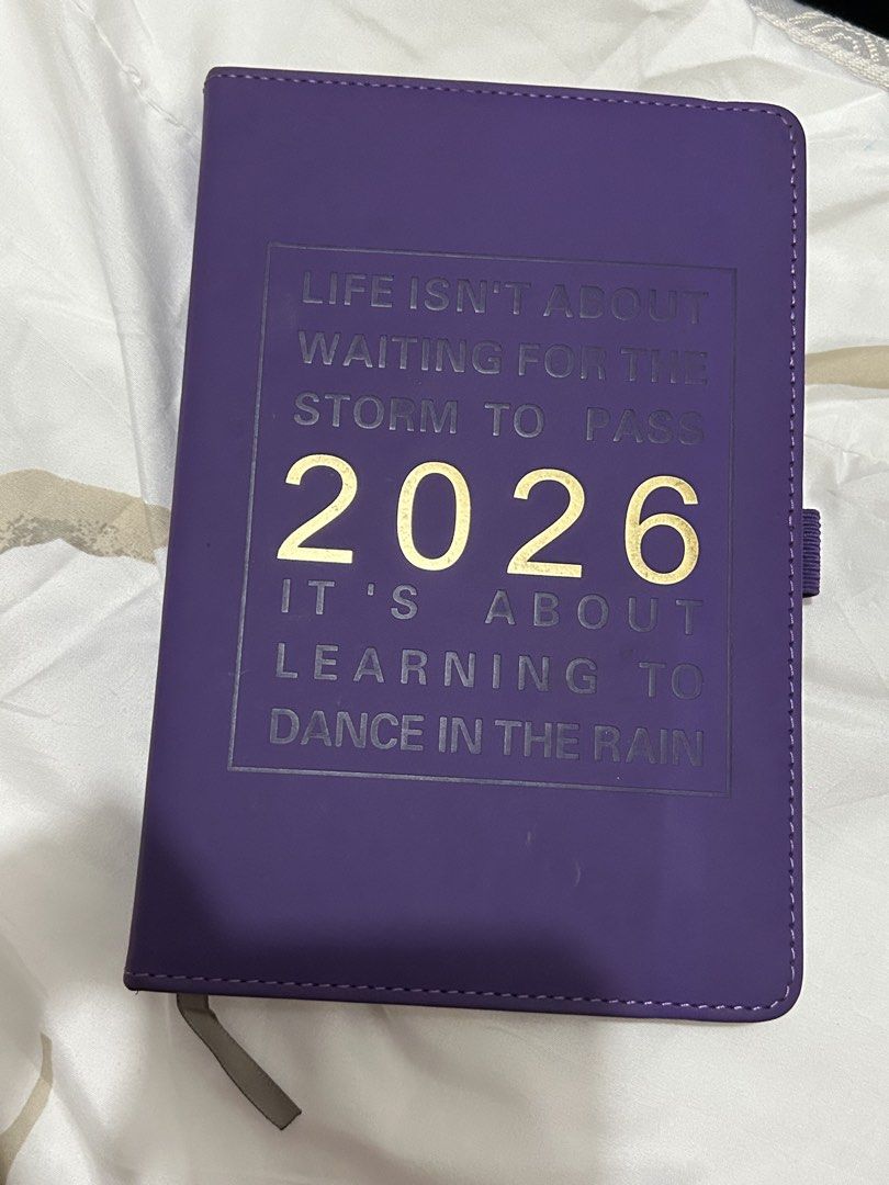 2026 Purple Planner (Category: Stationery & School Supplies) located in Pasay City. Submitted by haxiea (Listing ID 1460086180, Image 1). Description: Never used, walang sulat kahit isa. sayang baka mahabol niyo at magamit pa - 2026 Purple Planner - Features Monthly Views - Month tabs for easy navigation - Ideal for year-long organization.
