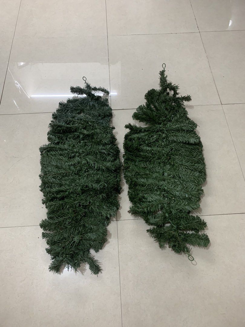 2x Artificial Christmas Garland Pine Branches (Category: Other Home Decor) located in Manila. Submitted by bobby.bobby2 (Listing ID 1459918741, Image 1). Description: - Set of 2 artificial Christmas garlands - size 85cm x38cm - Realistic green pine branches - Features loops at the top for easy hanging - Ideal for decorating mantels, doorways, and railings - Adds instant festive cheer to your home - pick up or lalamove shouldered by buyer - 6 pair