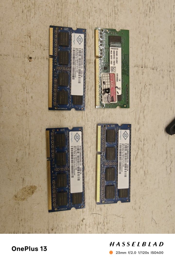 4GB SODIMM DDR3-1333 RAM (Category: Computer Parts) located in Quezon City. Submitted by ileyxd (Listing ID 1460084228, Image 1). Description: Mga naisalbang parts sa sirang laptop . Working sila before tanggalin. Wala na din pan test, so buy it at your own risk 450 each 1.5k pag take all Pwede meetup or thru lalamove, accepting gcash and bank transfer payment also. Ty..