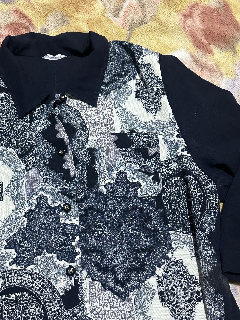 50 EACH Large-XL Blouse Tops (Category: Blouses) located in Bacoor. Submitted by ManekiNeko34 (Listing ID 1459977840, Image 2). Description: Take all three for 100 50 each .
