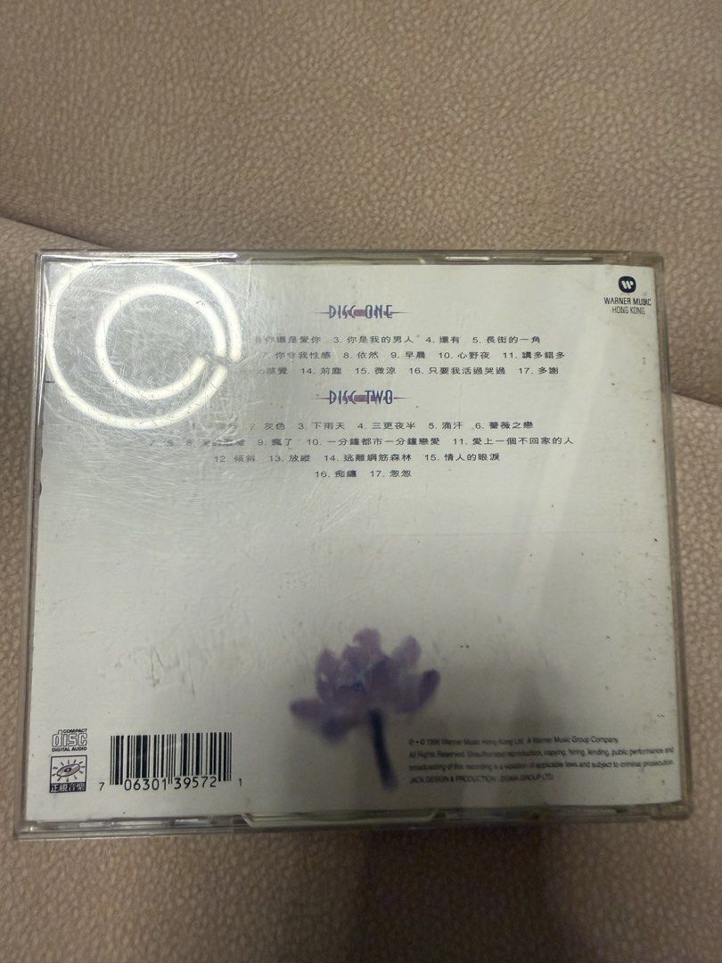 林憶蓮愛蓮說 雙CD （分類：音樂與媒體 - CD 及 DVD）位於 Hong Kong。 由 sonyejin 提交（商品編號 1459942669，圖片 2）。簡介： 張惠妹 妹力十足 雙CD 碟，收錄好多經典歌。碟面有啲花痕，但係播放絕對冇問題。介意嘅話就唔好買啦。有興趣就快啲聯絡我啦！。
