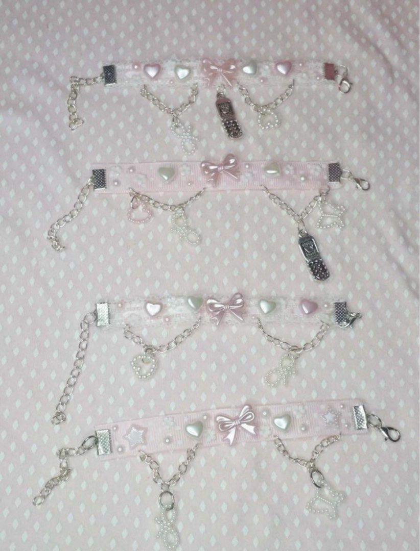 (ゝ。∂) handmade bracelets 𝜗𝜚 embroidered bracelets (Category: Bracelets) located in Imus. Submitted by lacedesire (Listing ID 1460034813, Image 1). Description: 💒 . . . (ゝ。∂) for sale 𝜗𝜚 ᓚᘏᗢ ₱130-₱145 depending on the design 🪽 ໒꒰ྀིっ˕ -｡꒱ྀི১ every order comes with freebies + cute packaging ! (:̲̅:̲̅:̲̅[̲̅:♡:]̲̅:̲̅:̲̅:̲̅) 𓆩♡𓆪 mop — gcash — cash (meet-up) — payo / 1 week reservation with 20% nrdp ( to secure ) , within 24 hrs of pay (:̲̅:̲̅:̲