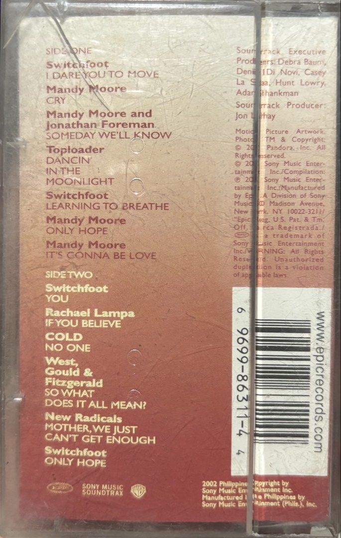 A WALK TO REMEMBER | VARIOUS ARTISTS | CASSETTE TAPE (Category: CDs & DVDs) located in Manila. Submitted by retromusic (Listing ID 1460029300, Image 2). Description: IN NEAR MINT CONDITION YOURS FOR 400+SF/DF MOP GCASH PM ME FOR MORE DETAILS.