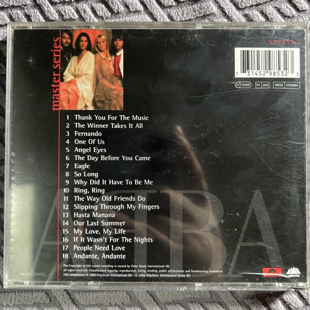ABBA - Master Series (Category: CDs & DVDs) located in Caloocan City. Submitted by thelittlejewelcase (Listing ID 1459924093, Image 2). Description: .