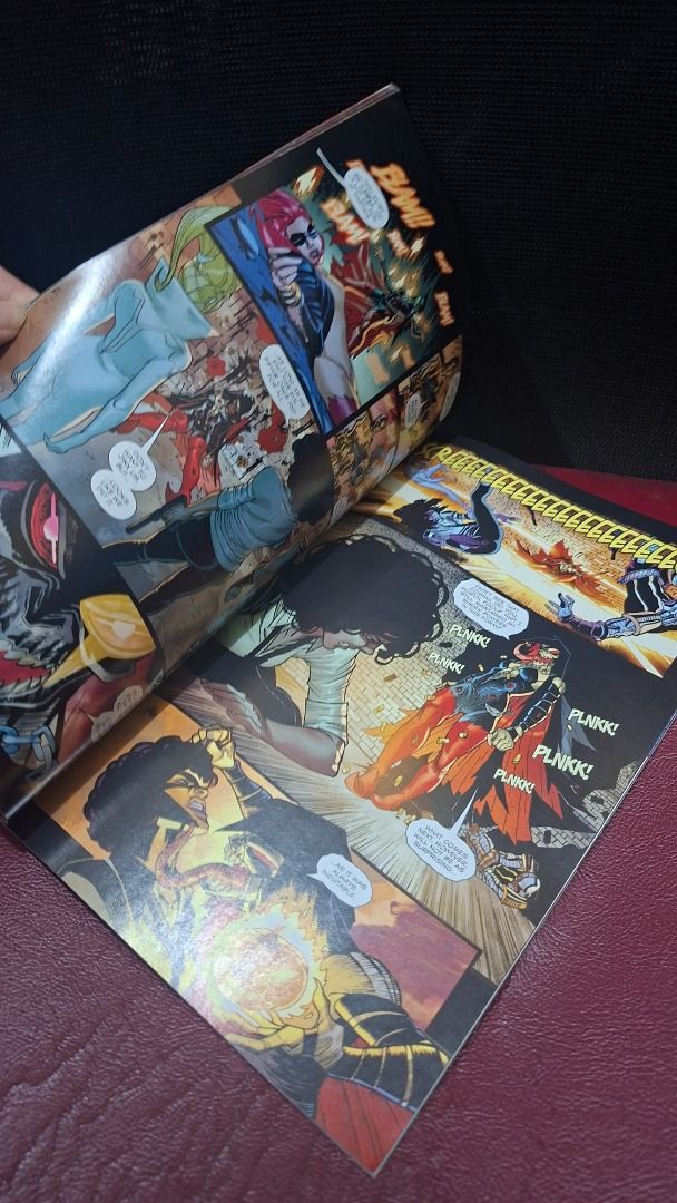 Absolute Carnage Lethal Protectors Marvel Comic Book (Category: Comics & Manga) located in Pasig City. Submitted by loisegems (Listing ID 1460057187, Image 3). Description: - Absolute Carnage Lethal Protectors comic book - Features artwork by Tieri, Flaviano, and Blee - Part of the Marvel universe - Characters include Hawkeye, The Thing, and Captain America - Face off against the villain Carnage - A must-have for any comic collector.