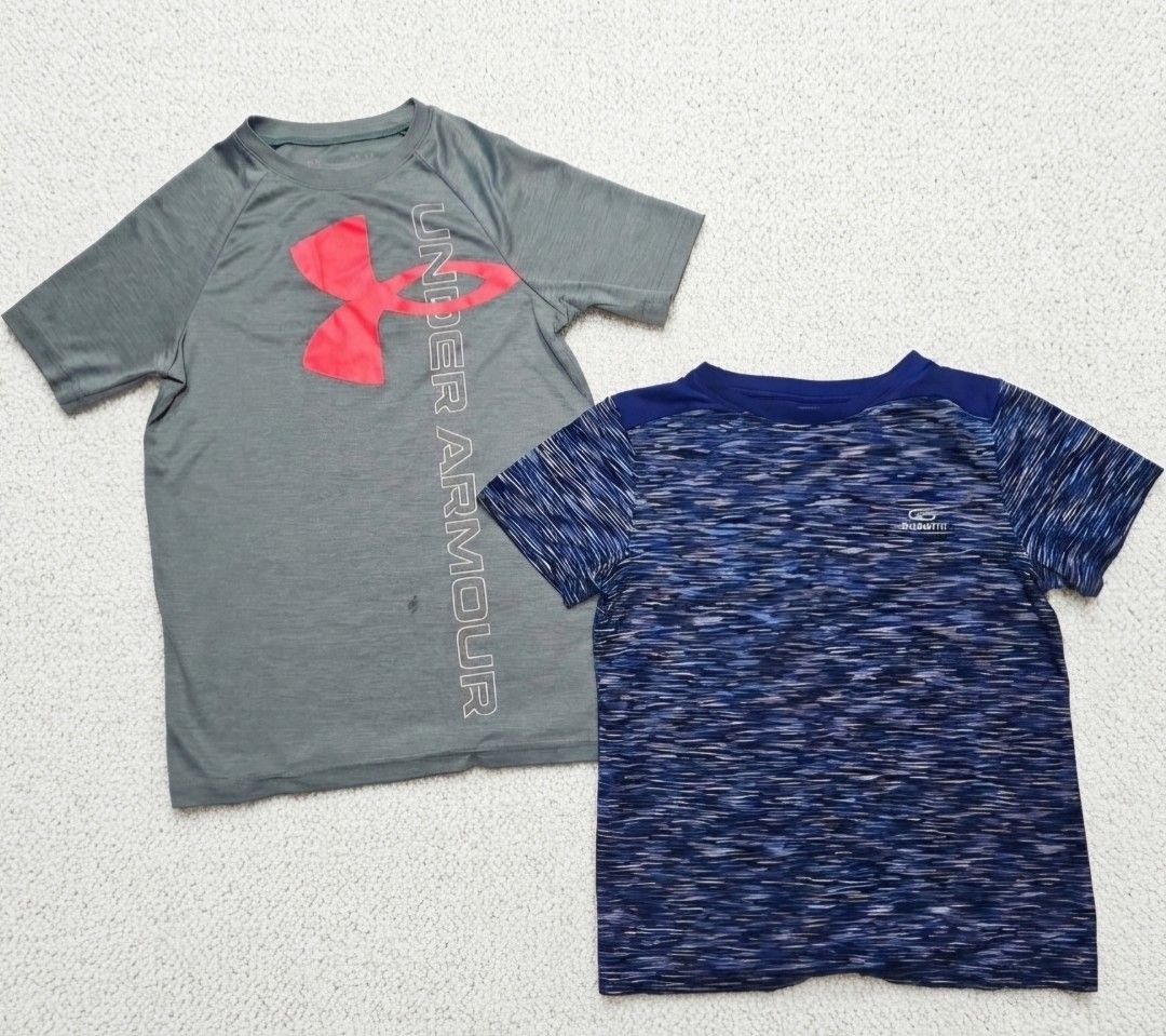Activewear Bundle (Under Armour & Kalenji Decathlon) (Category: Shirts) located in Marikina City. Submitted by lalala60325 (Listing ID 1460073403, Image 1). Description: Xs-S Bundle of 2 Active wear Shirt Made for active wear, great for sports or everyday play No return/No refund.