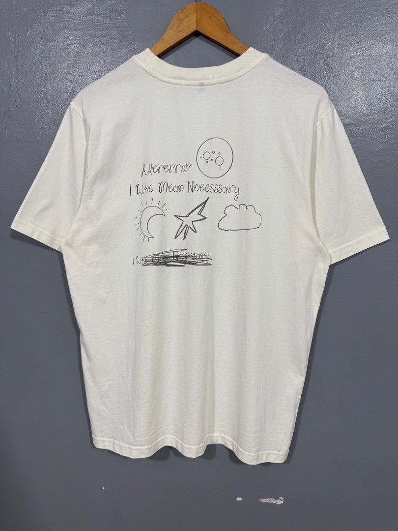 Ader Error - Sleeping Cat Doodle Shirt (Category: Tshirts & Polo Shirts ) located in Manila. Submitted by sophisticatedgoons (Listing ID 1459938848, Image 2). Description: Ader Error Sleeping Cat Doodle Art Tee Size: Large Dimes: 21 x 28 Very good condition No issue Check pics for details.