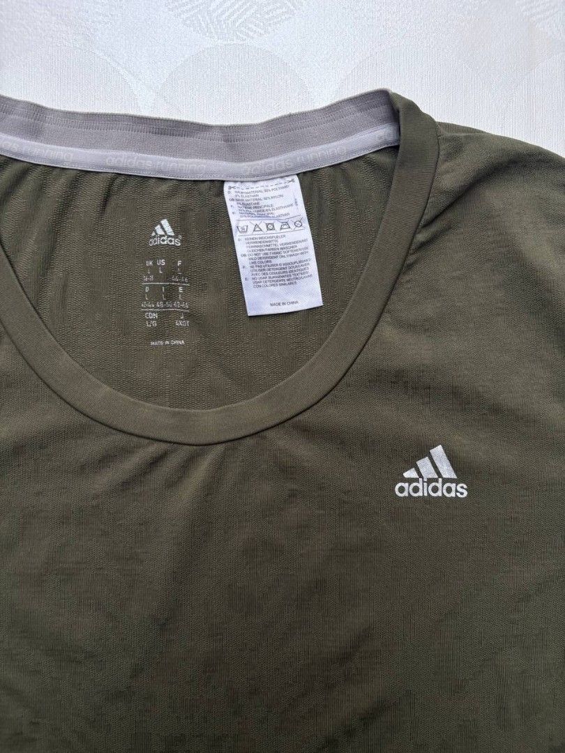 Adidas Men’s Athletic T-Shirt (Category: Tshirts & Polo Shirts ) located in Tacurong. Submitted by ukayutopia (Listing ID 1460042744, Image 2). Description: Adidas Men’s Athletic T-Shirt ‎ ‎Dimes: W19.5×L29 ‎Condition: Excellent ‎Color rate: 9/10 ‎Size on tag: Large ‎Issue: None.